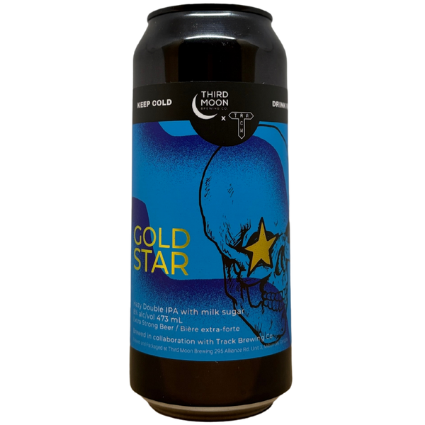 Third Moon x Track - Gold Star – Double IPA van Third Moon, blik 47,3 cl