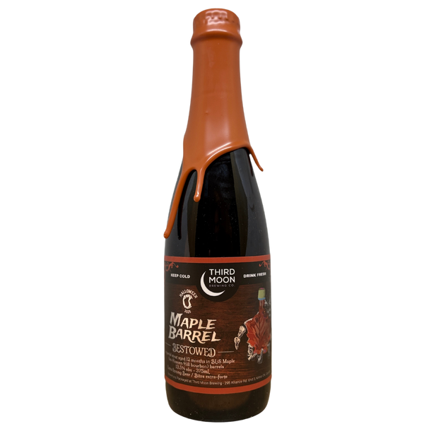 Third Moon - Maple Barrel Bestowed (2025) – barrel aged stout van Third Moon, fles 37,5 cl