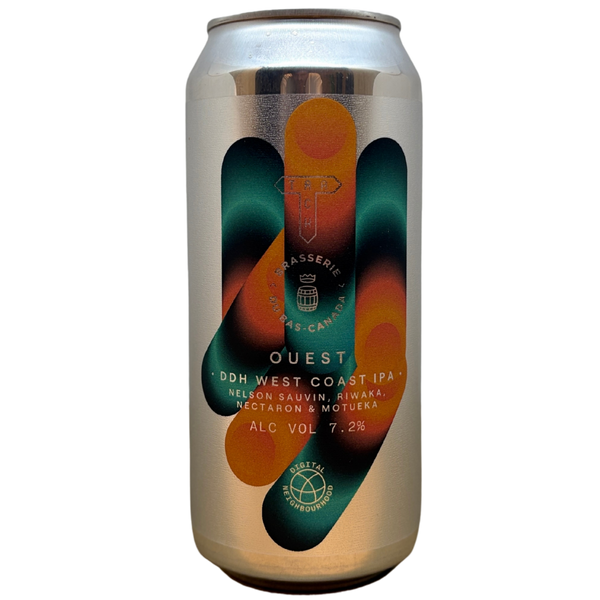 Track x Du Bas - Ouest – West Coast IPA van Track, blik 44 cl