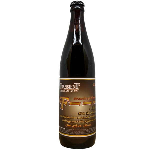 Transient - F---! S'more (2025) – barrel aged stout van Transient, 50 cl