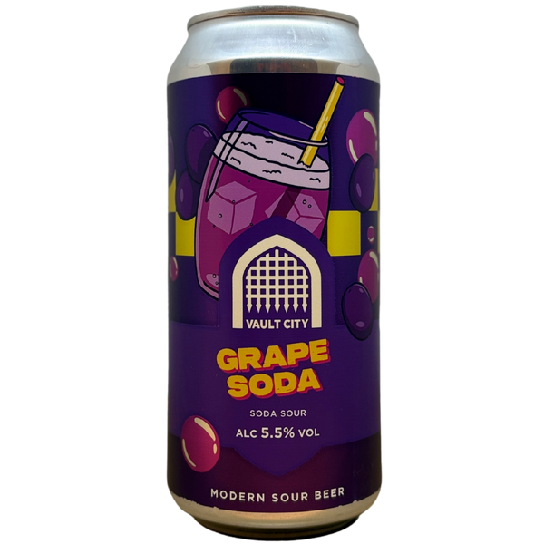 Vault City - Grape Soda – sour van Vault City, blik 44 cl