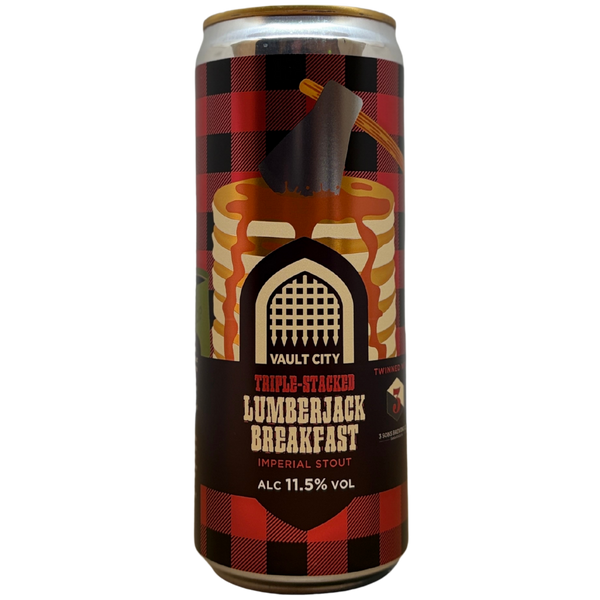 Vault City x 3 Sons - Triple-Stacked Lumberjack Breakfast – stout van Vault City, 33 cl