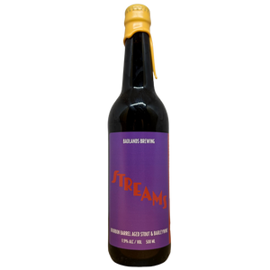 Badlands - Streams (2026) – barrel aged strong ale van Badlands, 50 cl